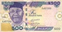 (2005) Банкнота Нигерия 2005 год 500 найра "Ннамди Азикиве"   UNC