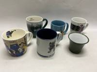 Набор чашек разной расцветки 6 шт