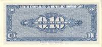 (№1961P-85a) Банкнота Доминиканская Республика 1961 год "10 Centavos Oro"