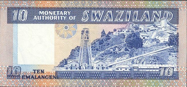  Банкнота Свазиленд 1974 год 10     UNC