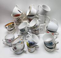 Чашки кружки чайные разные 25 штук