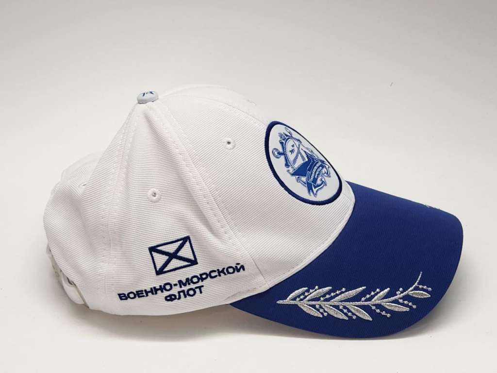 Бейсболка Гланый военно-морской парад России белая