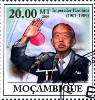 (№2009-3324) Марка Мозамбик 2009 год "20-й годовщины смерти императора Хирохито 19011989", Гашеная