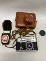 Фотоаппарат пленочный ФЭД-4 с объективом И-61 2,8/52 и экспонометр Ленинград 2