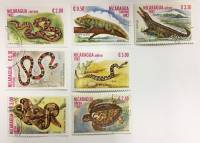 --  Набор марок Никарагуа 7 шт.  Гашёные , III Θ