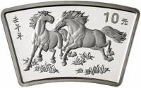 () Монета Китай 2002 год 10 юаней ""  Биметалл (Серебро - Ниобиум)  PROOF