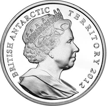 (№2012km6) Монета Британская Антарктическая территория 2012 год 2 Pounds (Терра Нова)