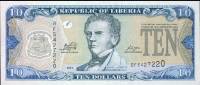 Банкнота Либерия 2011 год 10 долларов Джозеф Дженкинс Робертс   UNC