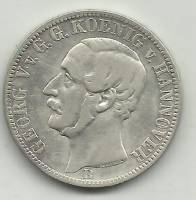 (№1859km238) Монета Германия (Б) 1859 год 1/6 Thaler (Б)