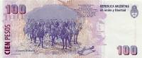 (,) Банкнота Аргентина 1999 год 100 песо    UNC