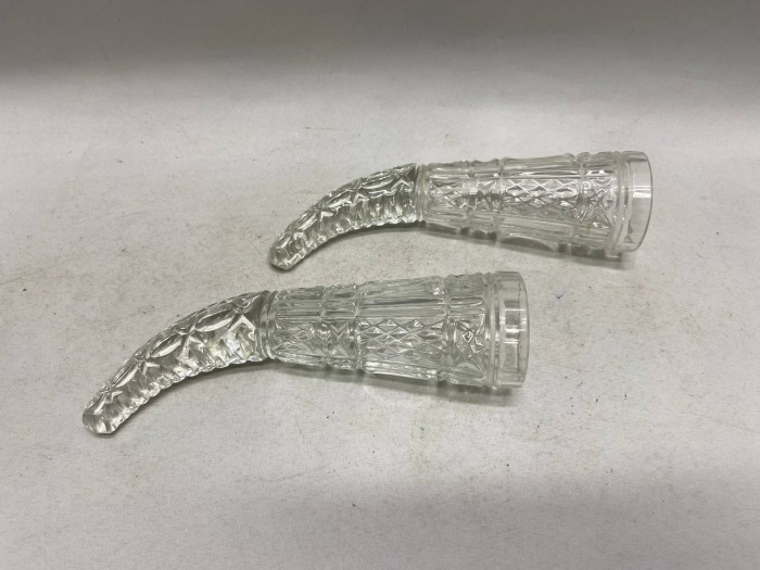 Рог изобилия сувенирный хрусталь, 2 шт СССР