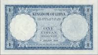 (№1952P-16) Банкнота Ливия 1952 год "1 Libyan Pound"
