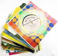 Набор виниловых пластинок (30 шт) , Разные исполнители Разные страны 175 мм. (сост. на фото)