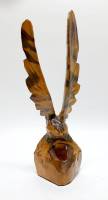 Деревянная скульптура "Орёл", высота 29 см., (сост. на фото)