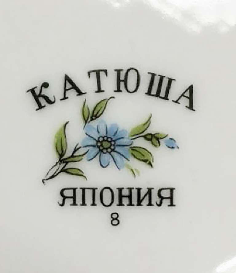 Набор тарелок &quot;Катюша&quot;, 2 шт. (сост. на фото)