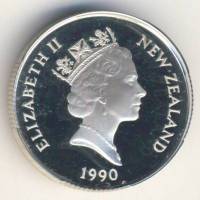 (№1990km78a) Монета Новая Зеландия 1990 год 1 Dollar (КИВИ Птица)
