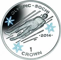() Монета Остров Мэн 2014 год 1 крона ""   AU