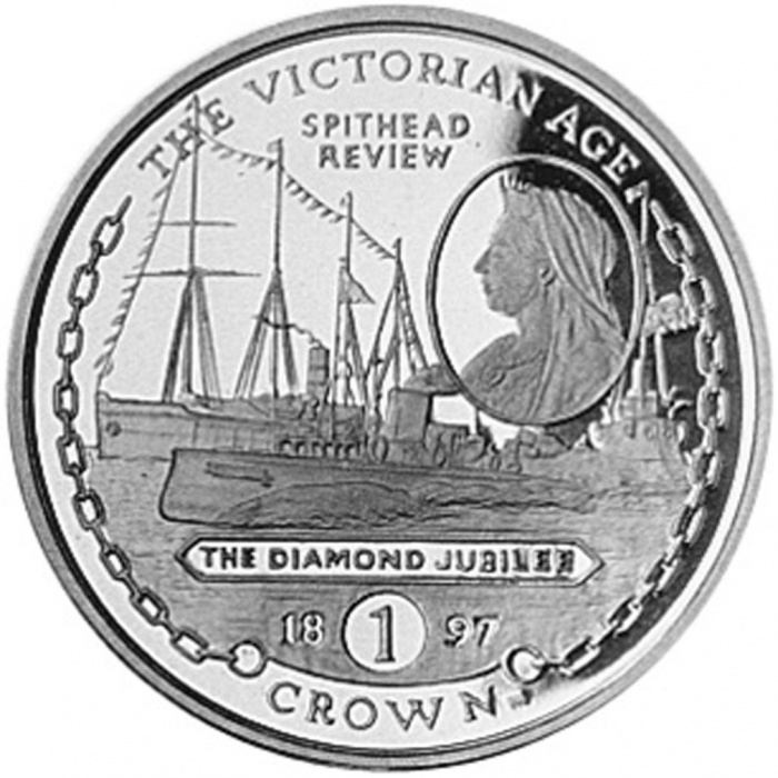 () Монета Гибралтар 2001 год 1 крона &quot;&quot;   AU