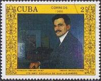 (1988-002) Марка Куба "Родригес Морей"    Музей в Гаване II Θ