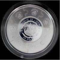 () Монета Либерия 2011 год 3000  ""   Биметалл (Серебро - Ниобиум)  UNC