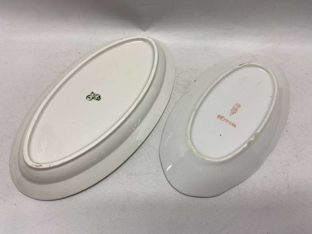 Блюдо овальное, селедочница, 2 шт