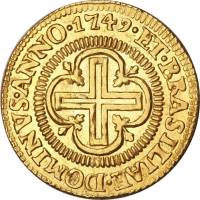 (№1749km163) Монета Бразилия 1749 год 2,000 Reacute;is (Maranhăo амп)