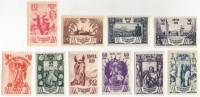 1939-23-32 Серия Набор марок 10 шт СССР  Сельхозяйственная выставка III O