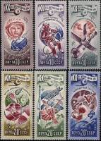 1977-069-75  Серия Набор марок (6 шт) СССР  20 лет космической эры III O