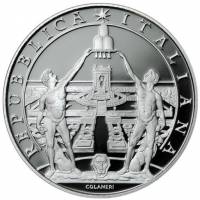 () Монета Италия 2014 год 5 евро ""  Биметалл (Серебро - Ниобиум)  AU