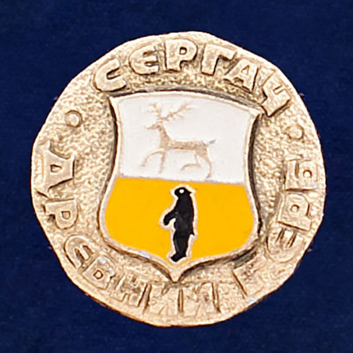 29397\131952 Значок &quot;Сергач&quot;