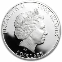 () Монета Острова Кука 2012 год 5 долларов ""   AU