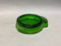 Пепельница зеленое стекло