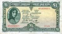 (№1934P-2 Ab.2) Банкнота Ирландия 1934 год "1 Pound"