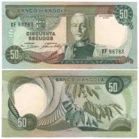 (1972) Банкнота Ангола 1972 год  эскудо "Маршал Кармона"   UNC