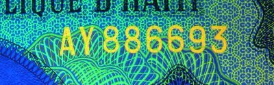  Банкнота Гаити 1986 год 2     UNC