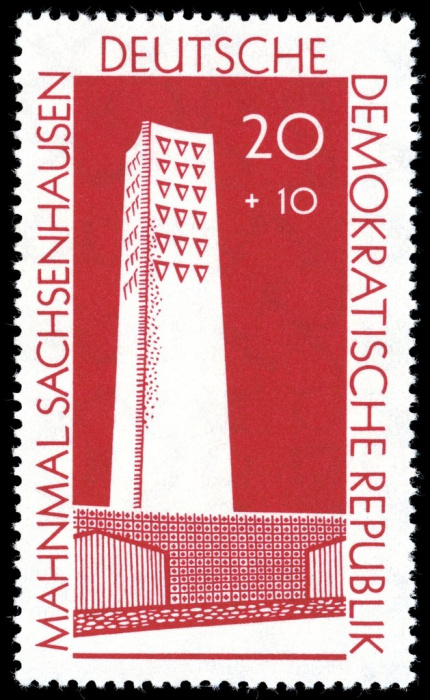 (1960-038) Марка Германия (ГДР) &quot;Заксенхаузен&quot;    Герои сопротивления III O