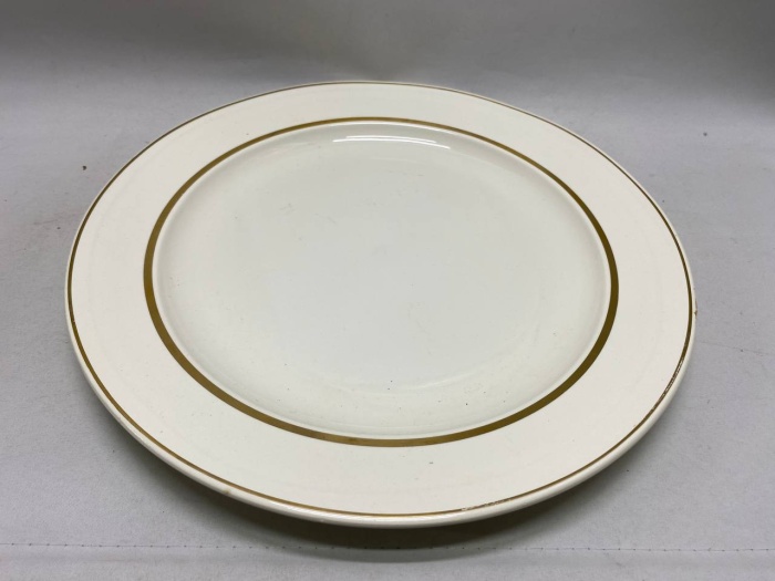 Тарелка ЗИК Конаково 35 см золотая кайма
