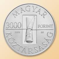 () Монета Венгрия 2009 год 3000  ""    AU