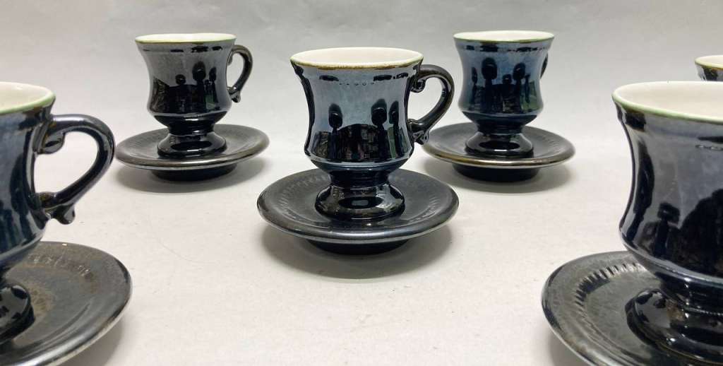 Кофейный сервиз, керамика, 13 предметов