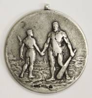 Медаль за 2 место в спортивных соревнованиях, Германия, 1925 г. (состояние на фото)
