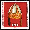 (1970-022) Марка Германия (ГДР) "Шлем"    Археология III Θ