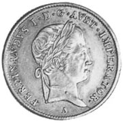 (№1835km2201) Монета Австрия 1835 год 10 Kreuzer