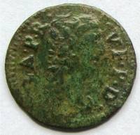 (№1650) Монета Франция 1650 год 1 Denier Tournois (Тип 9)
