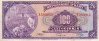 (№1964P-189) Банкнота Гаити 1964 год "100 Gourdes"