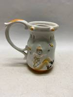 Кружка с перфорацией скоморохи фарфор СССР Бронницы