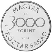 () Монета Венгрия 2000 год 3000  ""    AU