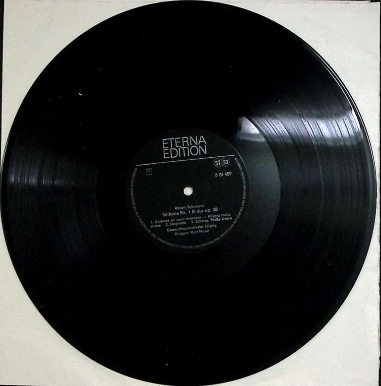 Пластинка виниловая Р. Шуман Sinfonie Nr.1 В-dur ETERNA 300 мм. Near mint