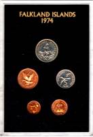 () Монета Фолклендские Острова 1974 год ""   UNC