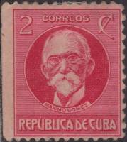 (№49) Марка Куба 1925 год "18361905 Максимо Гомес", Гашеная