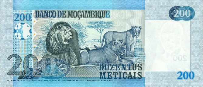 () Банкнота Мозамбик 2006 год 200  &quot;&quot;   UNC